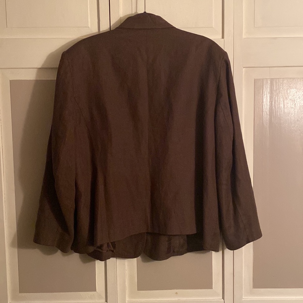 Talbots Brown Women's Blazer Jacket - Picture 3 of 3